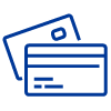 blue credit card icon